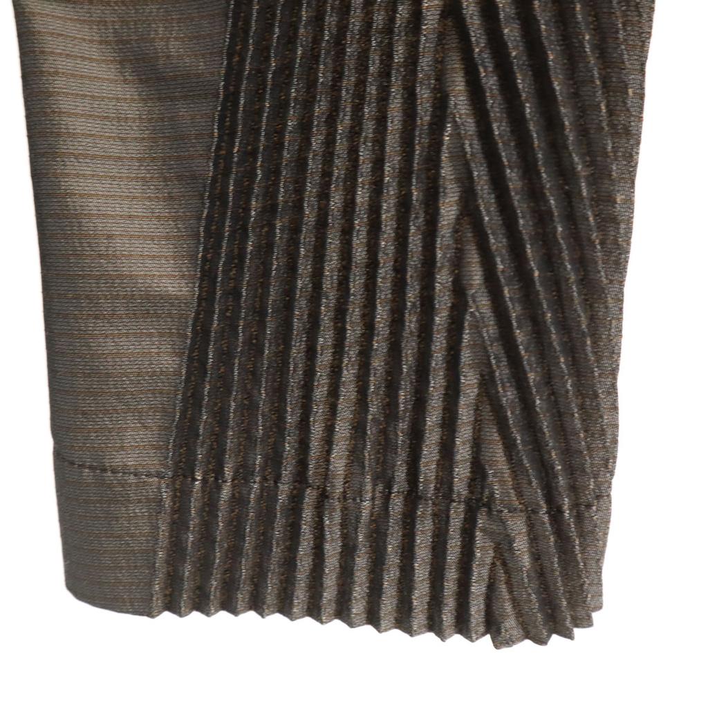 ISSEY MIYAKE 90s Old Made in Japan Pleated tailored jacket 3 Brown etc Women Used