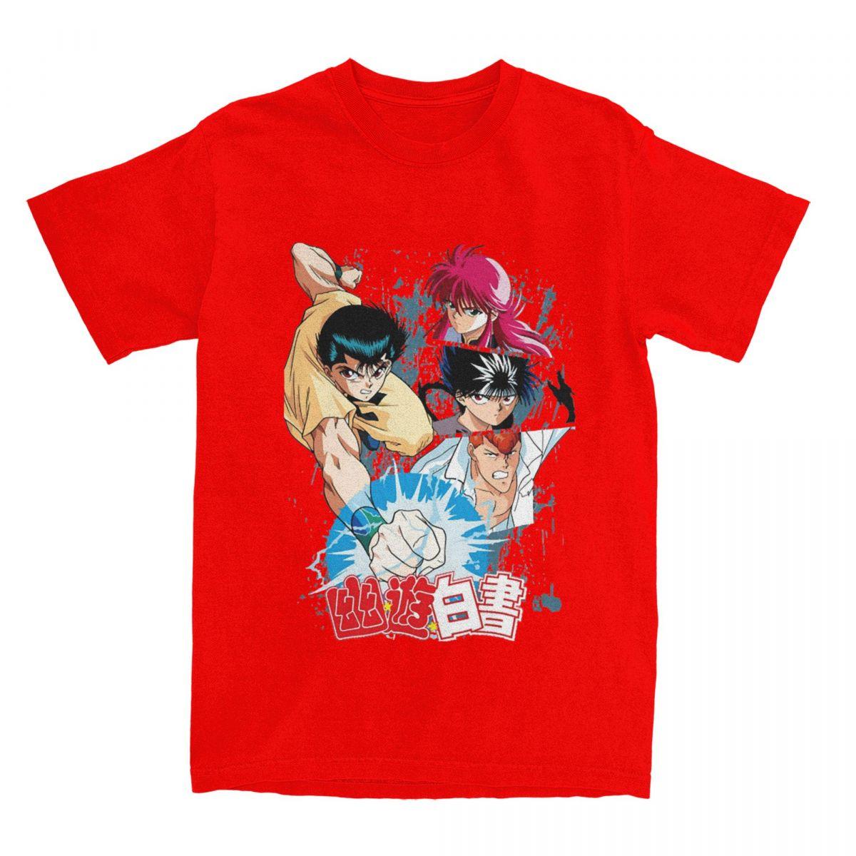 Ю Ю Урамеши Команда Ю Ю Хакушо для Мужчин Женщин Футболки Одежда Crazy Футболка Футболка 100% Хлопок Новое Поступление Одежда S