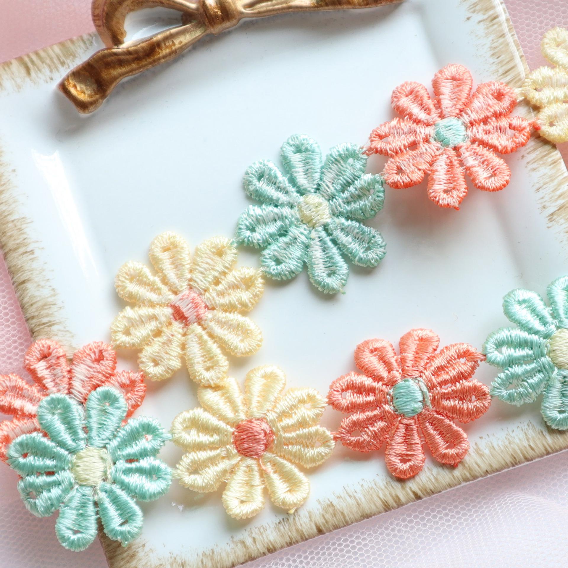 

Цветочное колье-чокер в стиле HyunA — красочные весенние и летние корейские/японские украшения