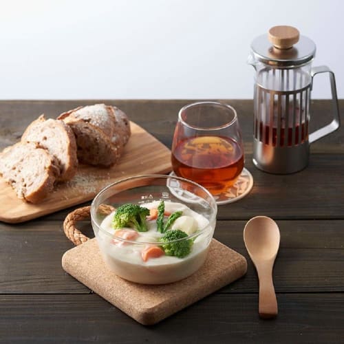 HARIO Heat-resistant Glass Storage Container White Made in Japan SYTN-2518-OW Set of 3