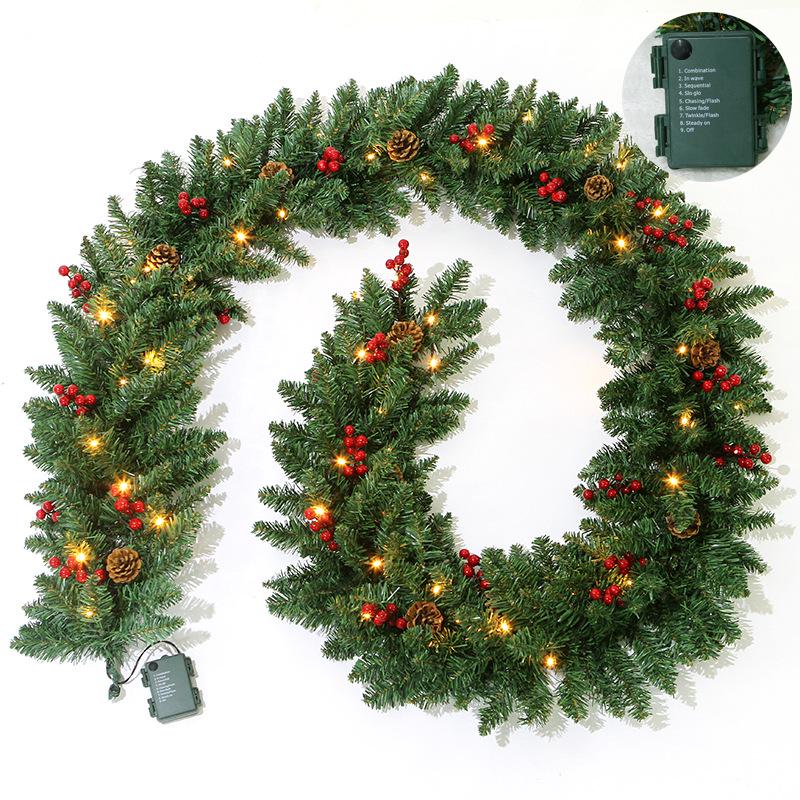 Weihnachtskranz und Ranken-Dekorationen für Hotels und Veranstaltungsorte