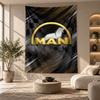 Decorative Tapestry,man truck Printed Wall Art, Lightweight Wall Hanging For Bedroom Background