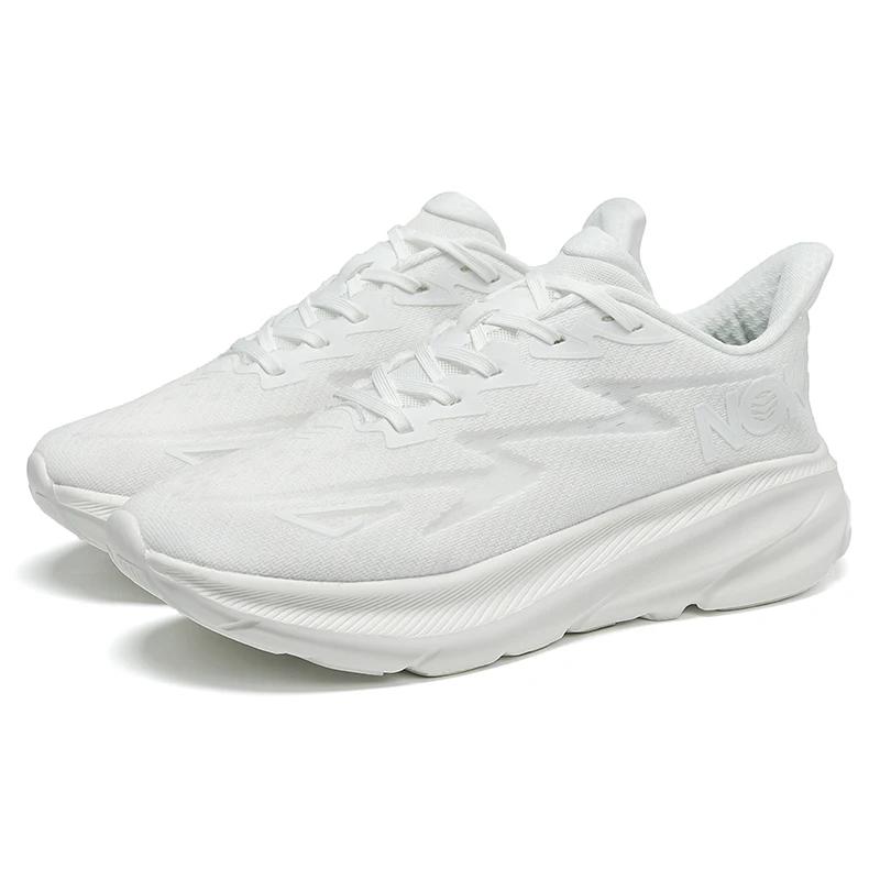 

Мужские кроссовки для бега, уличной ходьбы и спорта, легкие, дышащие, для тренировок, черно-белые, размеры 44 45 41 белый