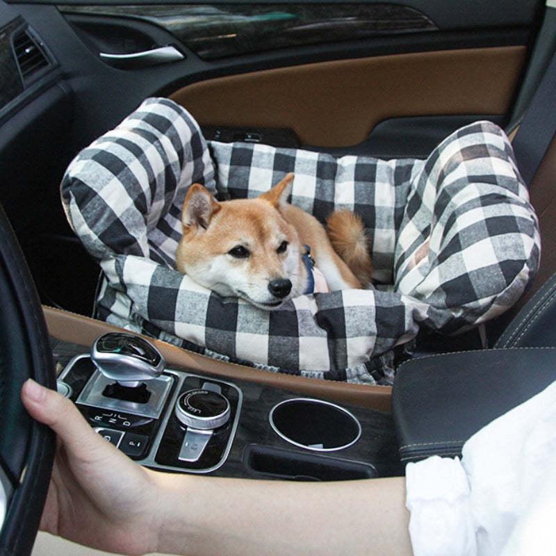 Portable Multi-Purpose Pet Car Bed for Small and Medium Dogs