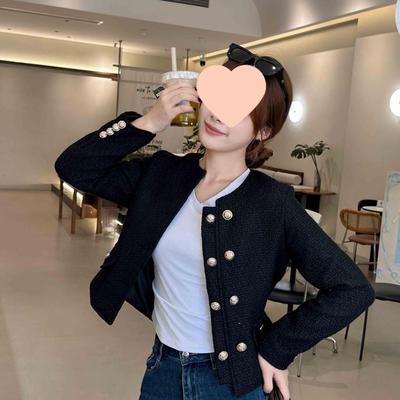 Lente & Herfst Koreaanse Stijl Petite Veelzijdige Ronde Hals Jas voor Dames