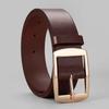 Fashion Luxury Belt for Men PU Leather Belt Metal Pin Buckle High Quality Brand Designer Waist Strap Belt For Jeans Women's Belt