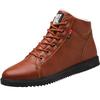Fashion Winter Snow Boots Super Warm Size 35~48 Genuine Natural Leather Handmade Men Winter Shoes  jki9