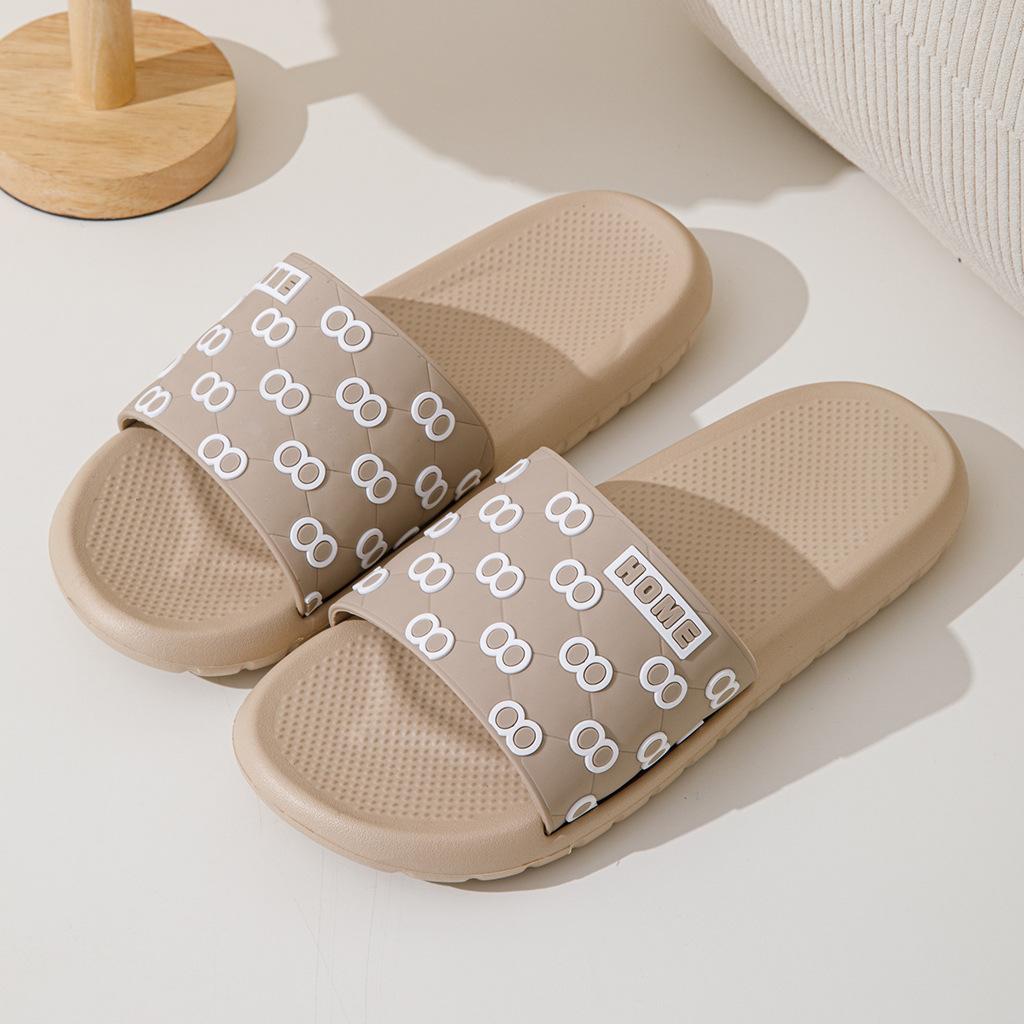 2025 New Fashionable Women's Bow Cool Slippers Can Be Worn Outside Non-slip Lightweight Men's Bathroom Slippers