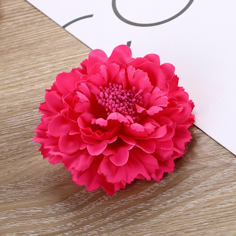 Bohemia Style Big Peony Flower Hair Clips Bridal Flower Barrettes Hair Decoration Brooch DIY For Bag Sunhat Hair Accessories