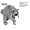 Bedroom Tabletop Decor 3D Printed Raccoon Figurine, Realistic Animal Statue, Decorative Desktop Ornament Fine Craftsmanship Ornaments for Home Living