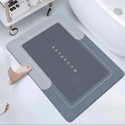 Tappetino da bagno super assorbente antiscivolo ad asciugatura rapida Tappetino da bagno Tappetino per vasca da bagno Tappetino per porta Tappetino doccia Facile da pulire Casa