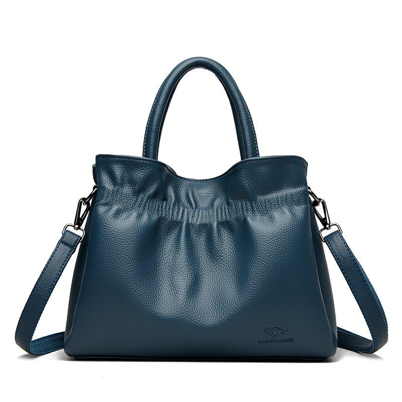 Fashionable Women's Handbag Cloud Pleated Single Shoulder Crossbody Bag Large Capacity