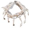 Exquisite French Tassel Pearl Mesh Necklace: Light Luxury Clavicle Chain with Versatile Fashion Design