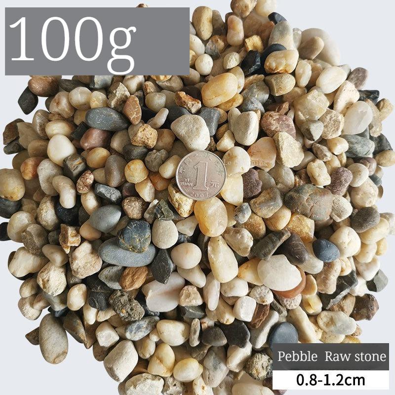 100g/300g/500g Natural Colored Pebble Raw Stone/DIY Garden Landscaping Fish Tanks Flower and Road Decoration Rain Flower Stones