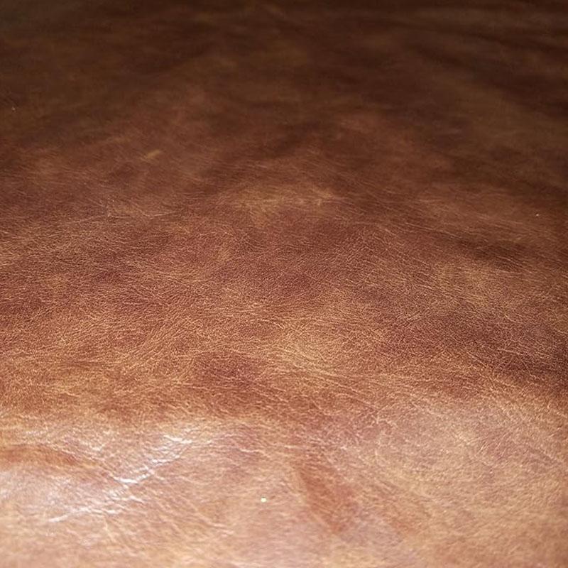 Marron 1,2 mm Cuir Pleine Fleur Ciré Mat Cuir Véritable Matériau Rembourrage Doux Canapé Lit Siège de Tête Fait Main Bricolage Vêtement