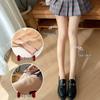 Women's Winter Nude Button Removable Double-Layer Velvet Thickening Flesh-Colored Bare Legs Pantyhose