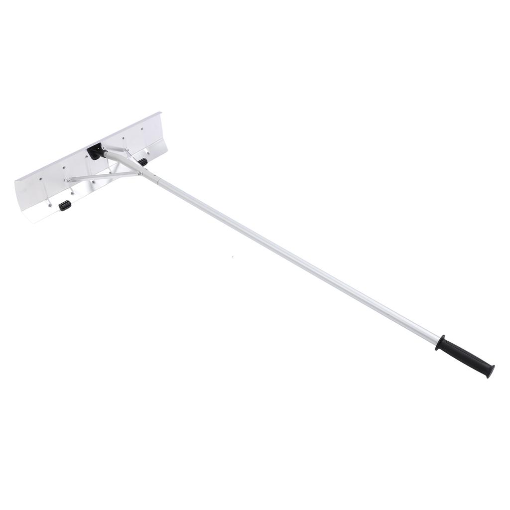 Telescoping Snow Roof Rake with Wheels Adjustable 20ft Extendable Handle Detachable Aluminium