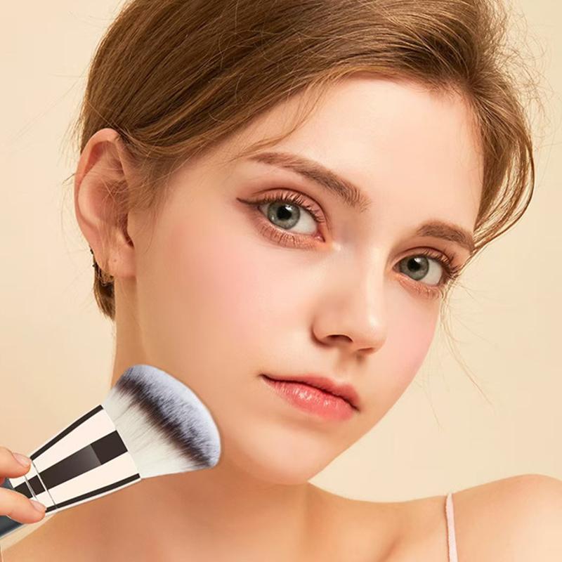 1/2/5Pcs Foundation Makeup Brush Double-Ended Flat/Angle Top Contour Brush For Beauty Blending Liquid Powder Concealer Cream