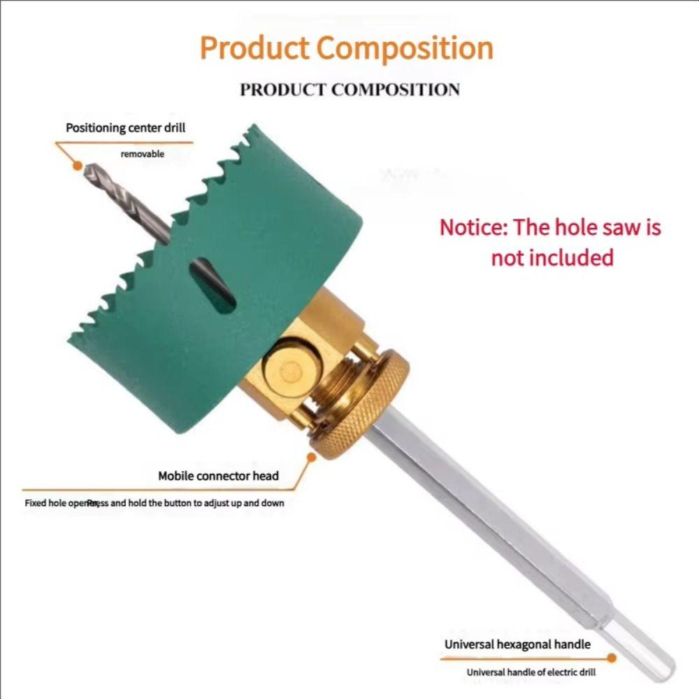 Wood Hole Saw Quick-Release Hole Opener Quick Change Hole Cutter  Ceiling Installation