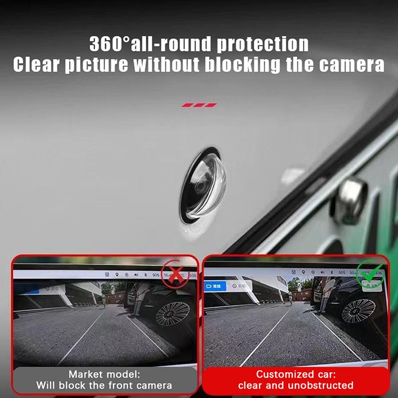 10Pcs Universal Car Camera Lens Protector Rear View Backup Camera Cover 360° Camera Protection Anti Scratch Waterproof
