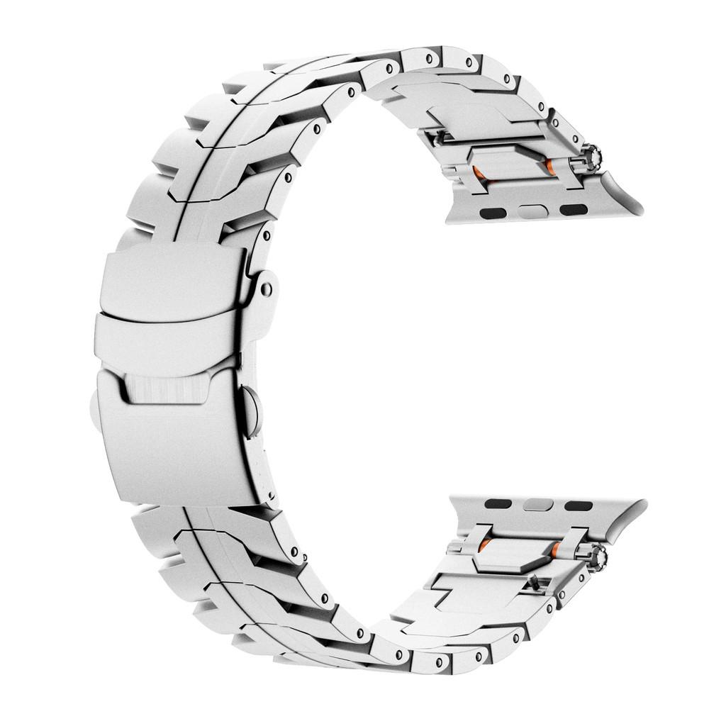 

Luxury metal strap Compatible for Apple Watch ultra3 49mm 46mm 45mm 44mm 41mm 40mm 42mm 38mm for Iwatch 11 10 9 8 7 6 5 4 SE 2 3 Ultra 3 49mm срібний