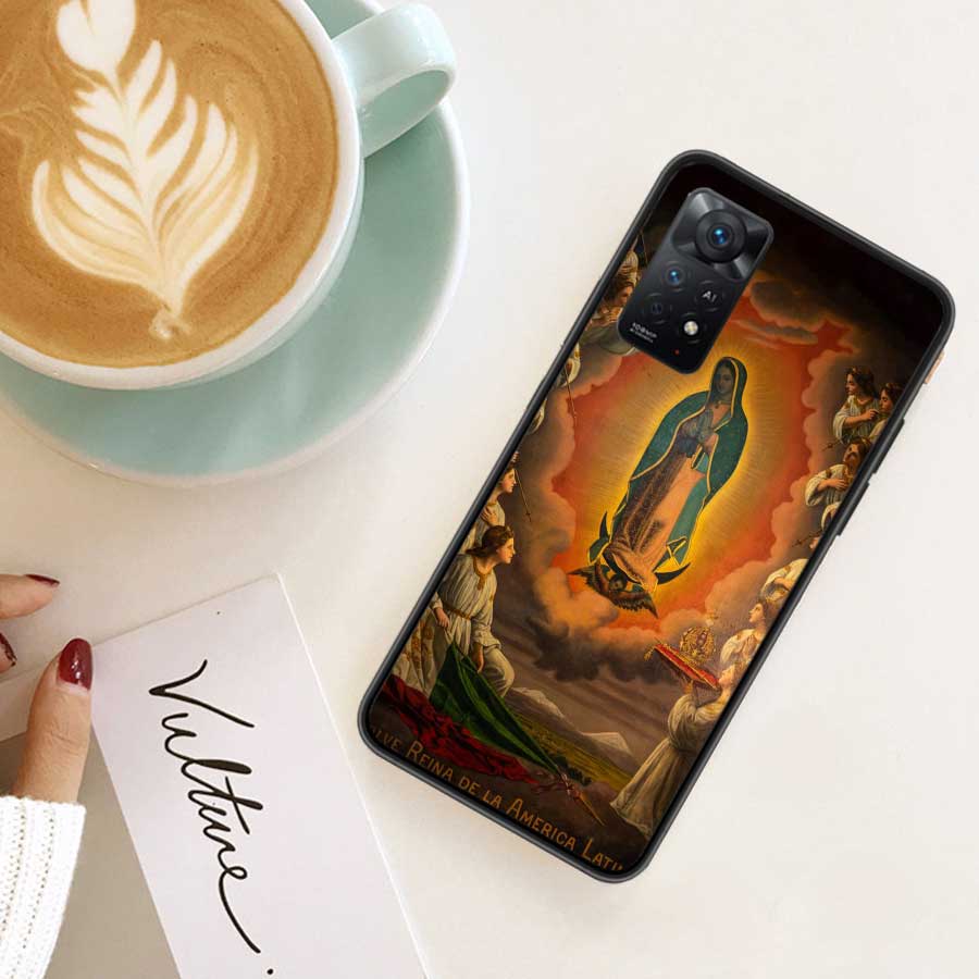 Virgin De Guadalupe Virgen Mary Phone Case For Redmi Note 14 13 Pro 5G Plus 12 12C 10 10A 10C 9 9A 9C 9T 8 8A K60 K70 Pro Xiaomi