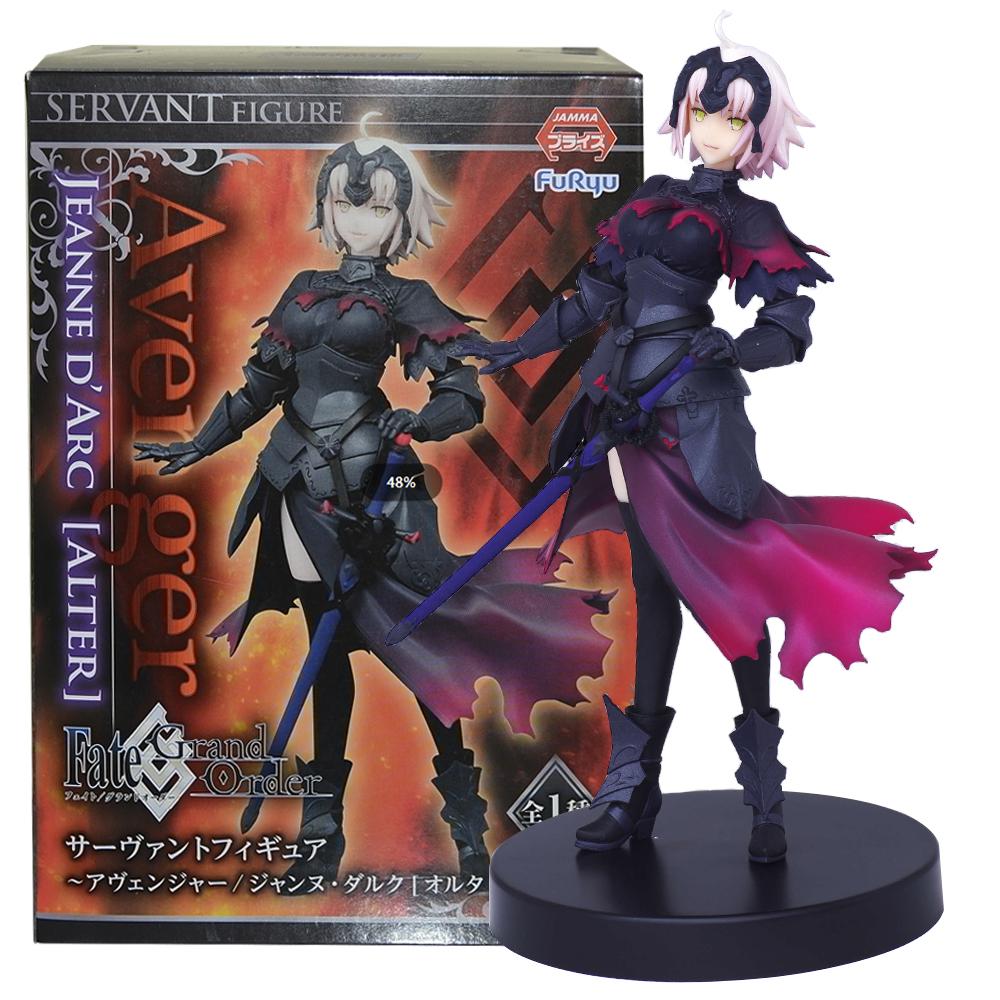 

19CM Anime Fate/Grand Order Jeanne d Arc Alter Figure Black Battle Suit Ver Model Toy Gift Collection Action Figure PVC No box