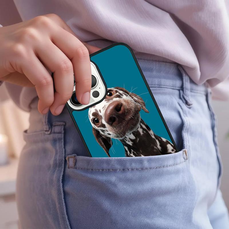 Cute Dog Phone Case For iPhone 17 Air 15 16e 14 13 Pro Max Coque 12 11 Pro Max PLUS Cover
