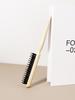 Wooden pointed tail beard brush, multifunctional bamboo handle hair comb,hair cleaning brush Special for real hair wigs