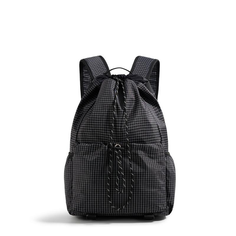 Plaid Waterproof Backpack Men's Backpack Outdoor Women's  Travel Large Capacity Backpack