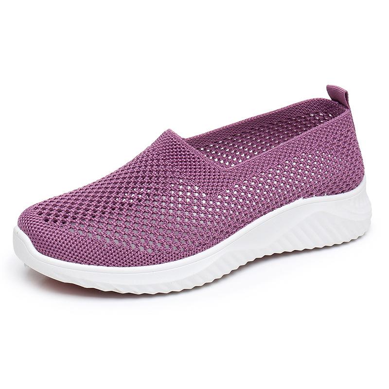 2025 Nuevos zapatos de estilo casual para hombre, zapatos de suela suave, transpirables, de moda, ligeros, zapatos de mujer, zapatos de una sola capa