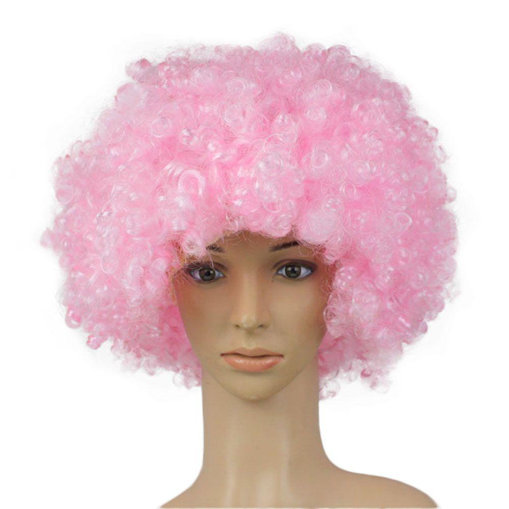 Fancy Party Christmas Football Fans Wigs Adult Kids Afro Curly Wigs Costume Party Synthetic Wigs Funny Wig Cosplay Hairs