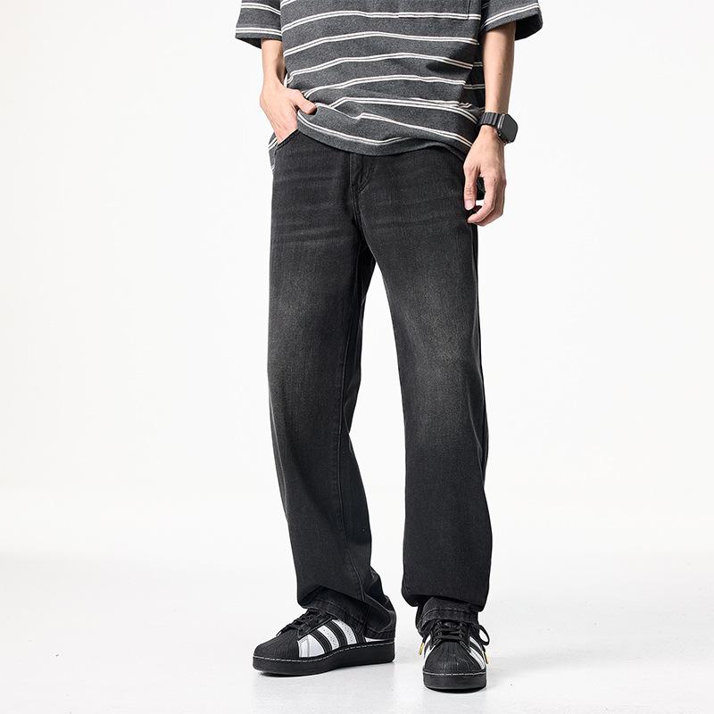 

Весенние джинсы прямого кроя с эластичной талией Laisel из тонкого денима для мужчин 4XL