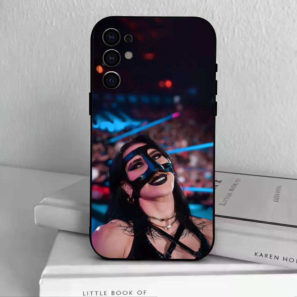 Rhea Ripley-R  Phone Case For Samsung S25,S24,S21,S22,S23,S30,Ultra,S20,Plus,Fe,Lite,Note,10,Black Cover