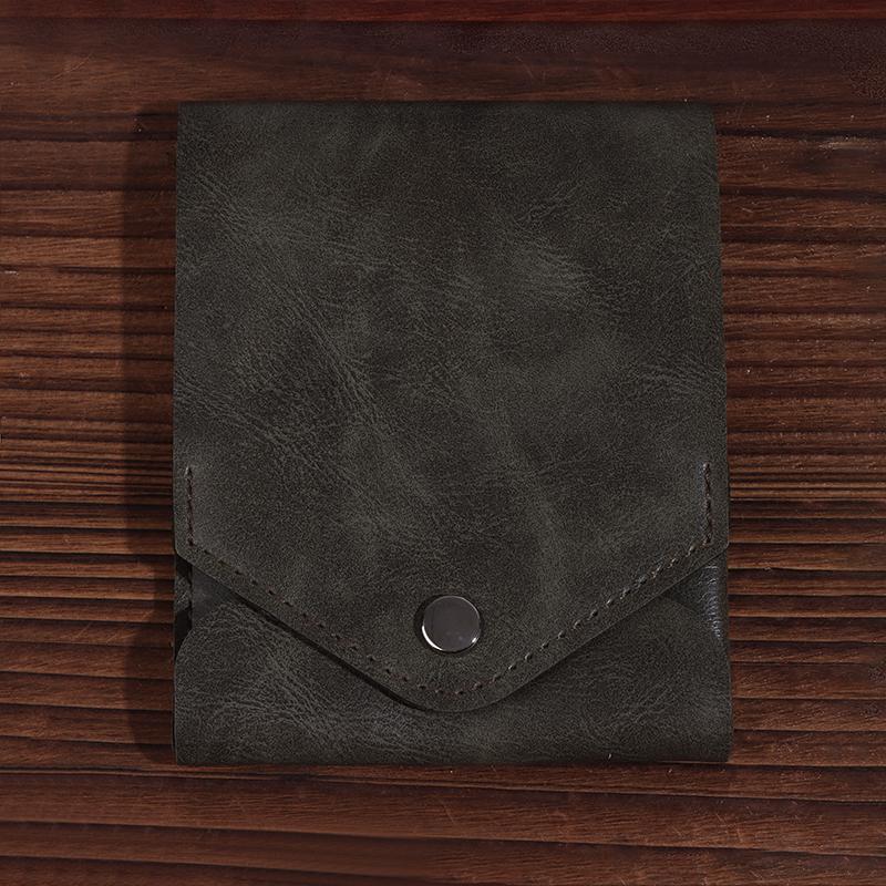 Multifunctional Compact Wallet Bi-Fold Id Card Clip With Pen Minimalist Wallet For Daily Commuting Business And Travel