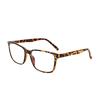 TUREZING Blue- Light Blocking Square Shaped Print Alloy Metal Hinge For Men And Women Ornamental Optical Diopter Eyeglasses Presbyopia Eyeglasses