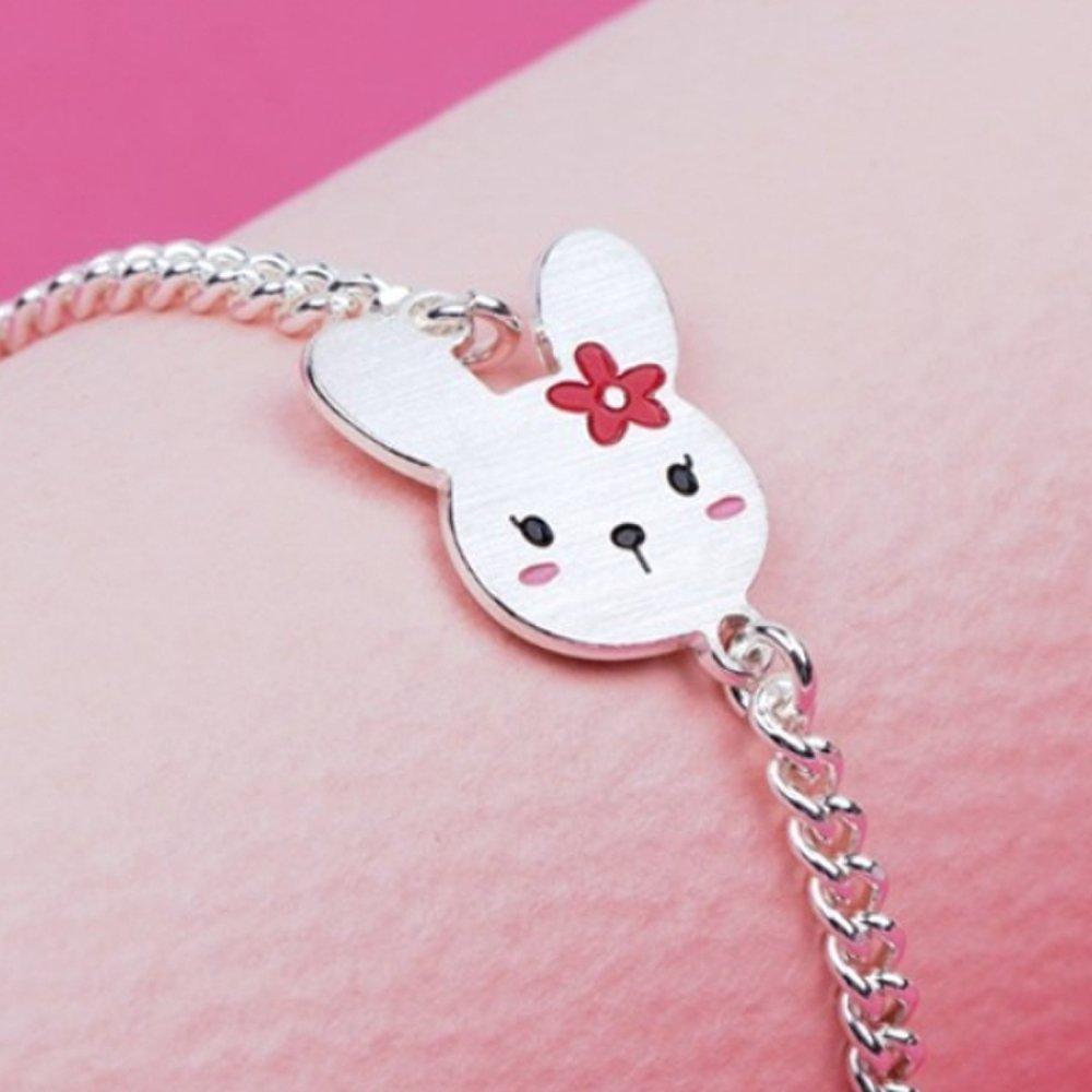 [As Little] Children's Silver Bracelet Baby Toddler Silver 925 Rabbit Zodiac Gift