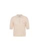 MOSCHINO Laurel Crown Logo Short Sleeve Polo Knit