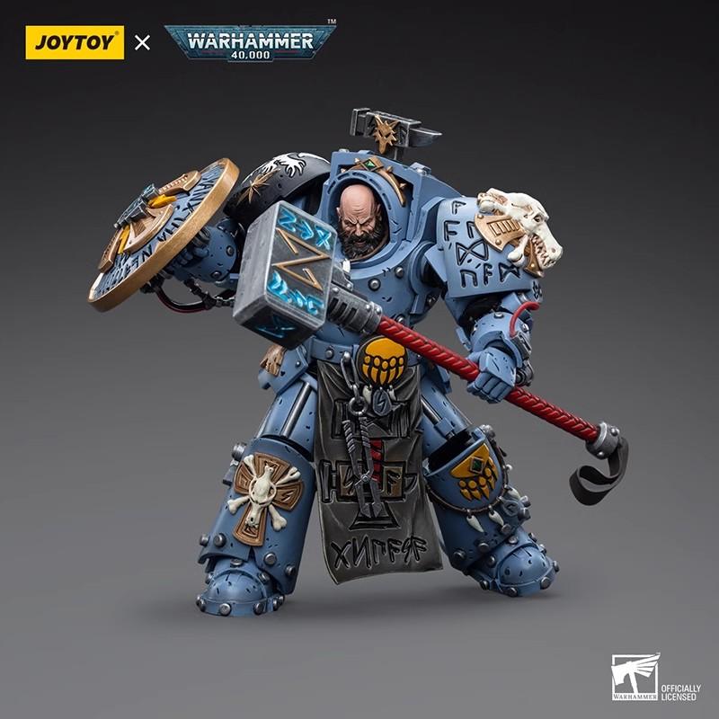 [In Stock]Joytoy Warhammer 40k 1/18 Action Figure Iron Hands Captain In Terminator Armour Collection Anime Model Toy Gifts