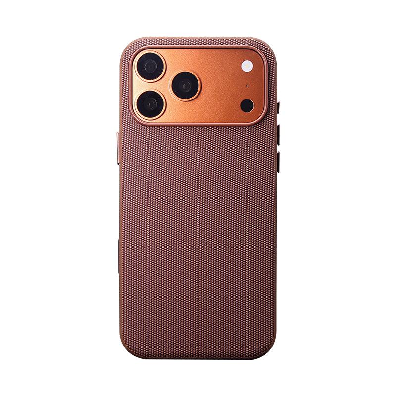 Compatible with Apple 17 Pro Max Tech Fabric Phone Case, iPhone 16 Pro Shockproof Magnetic Protective Case
