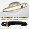 OCPTY 4PCS Door Handle Covers for 2012-2017 for Toyota Camry Exterior Driver Side & Passenger Side Car Door Handle Covers Trim Kit Black