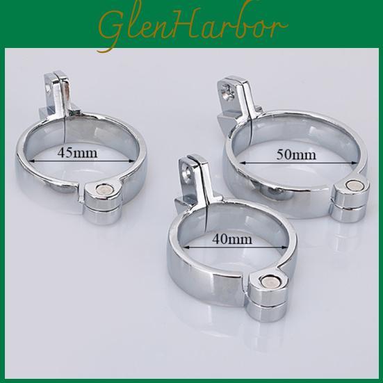 Chastity Male Penis Lock Cage Time Delay Ring Masturbation Massager Sex Toys