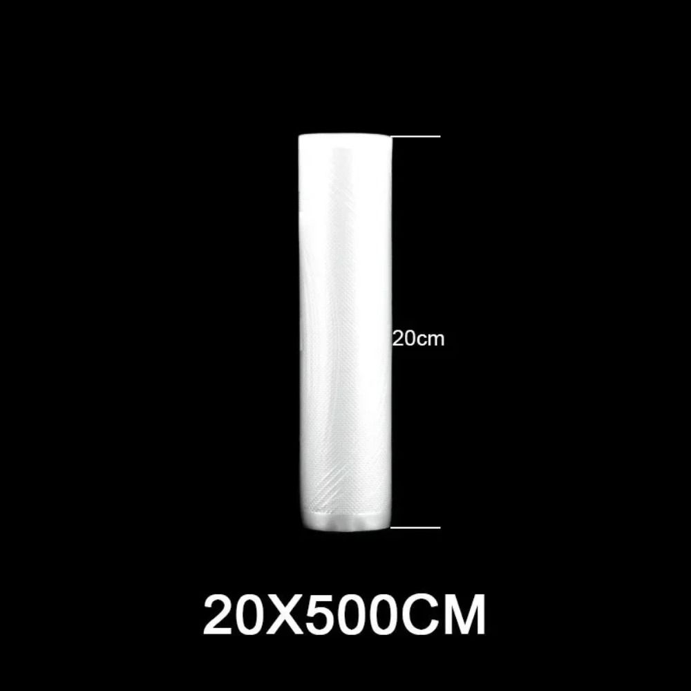 Transparent Kitchen Vacuum Sealer Bag 500cm/roll Steaming Food Packaging Bag 12/15/20/25/28cm Fresh-keeping Storage Bag