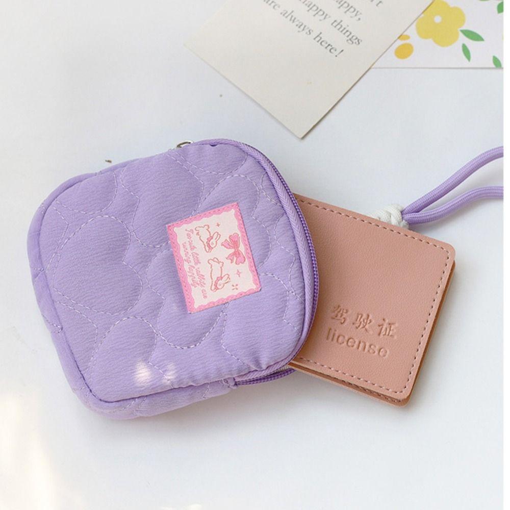 Small Wallet Fresh Rabbit  Coin Purse Love Cosmetic Bag Sweet Small Wrist Bag  Decoration