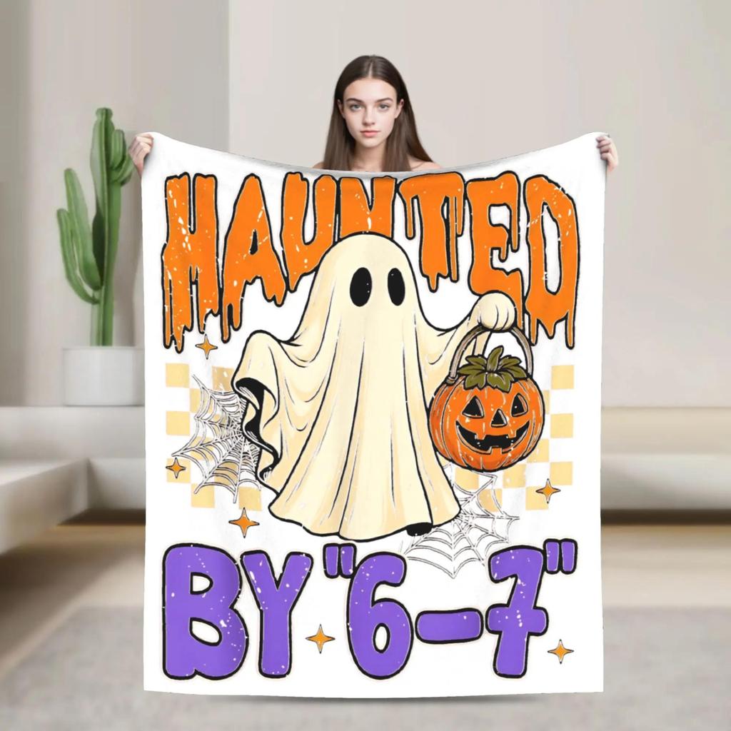 Sick Seven Funny Meme Blanket Super Warm Throw Blanket for Couch Chair Sofa Bed Autumn Winter Trendy Bedspread for Boys Girls