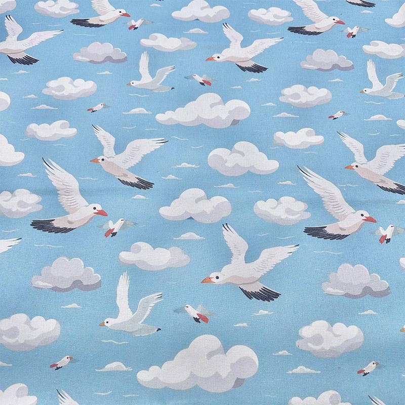 0.5m Encrypt Cotton Linen Children's Day Theme Style Fabric for Tablecloths Door Curtains Decorative Cloth Handmade DIY Fabrics