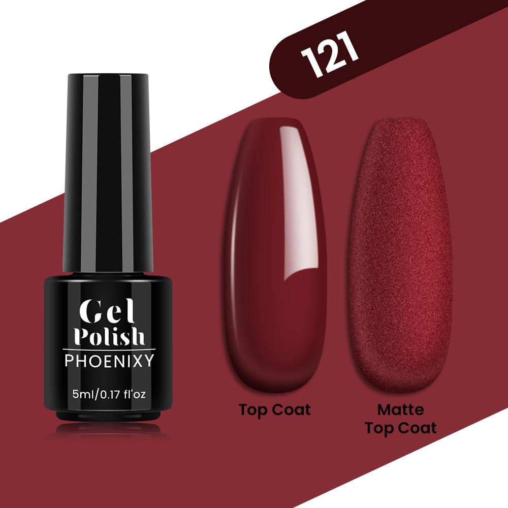 PHOENIXY 80 Farben Nagel-Gel-Nagellack, 5 ml, UV-LED-Farb-Nagelkunst-Hybrid-Nagellack, Liner-Gel, Maniküre-Kunst, semi-permanent, glitzernd, glänzende Farben-Gel