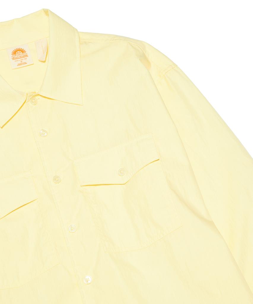 HELLO SUNRISE Hs Safari Shirt Jacket_Washed Yellow