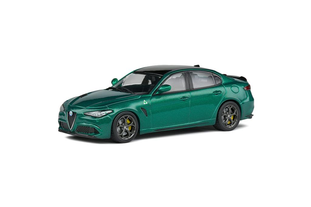Solido Alfa Romeo Giulia Quadrifoglio 2016 Grønn Solido GIULIA QUADRIFOGLIO 1/43 [Vare]