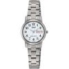 Citizen Q&Q Analog Waterproof Watch Date Day Metal Band A207-204 Women's White